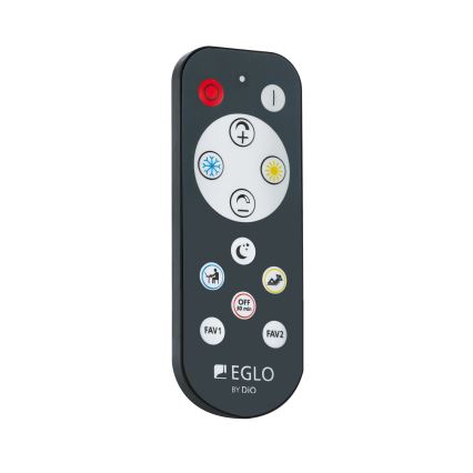 Eglo - LED dimbar taklampa LED/15W/230V guld + fjärrkontroll