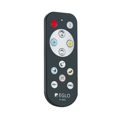 Eglo - LED dimbar taklampa LED/15W/230V guld + fjärrkontroll