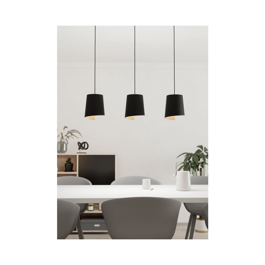 Eglo - Taklampa med 3xE27/40W/230V