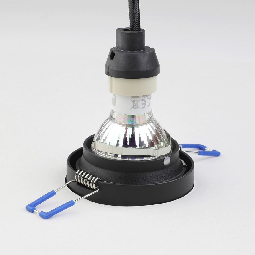 Eglo - Infälld taklampa 1xGU10/35W/230V antracit