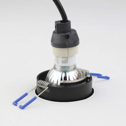 Eglo - Infälld taklampa 1xGU10/35W/230V svart
