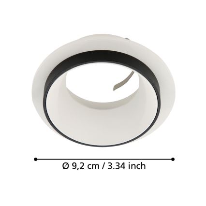 Eglo - Infälld taklampa 1xGU10/35W/230V vit