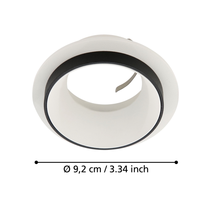 Eglo - Infälld taklampa 1xGU10/35W/230V vit