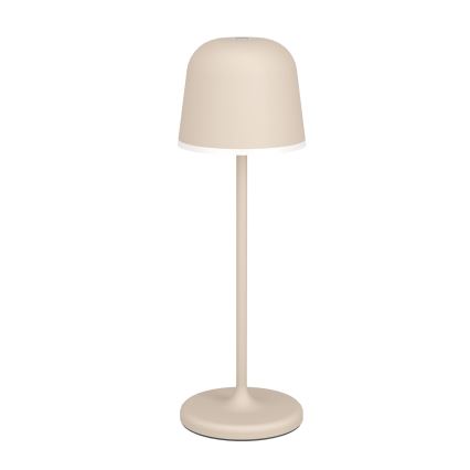 Eglo - LED Ljusreglerad utomhus uppladdningsbar lampa LED/2,2W/5V 1800 mAh beige IP54