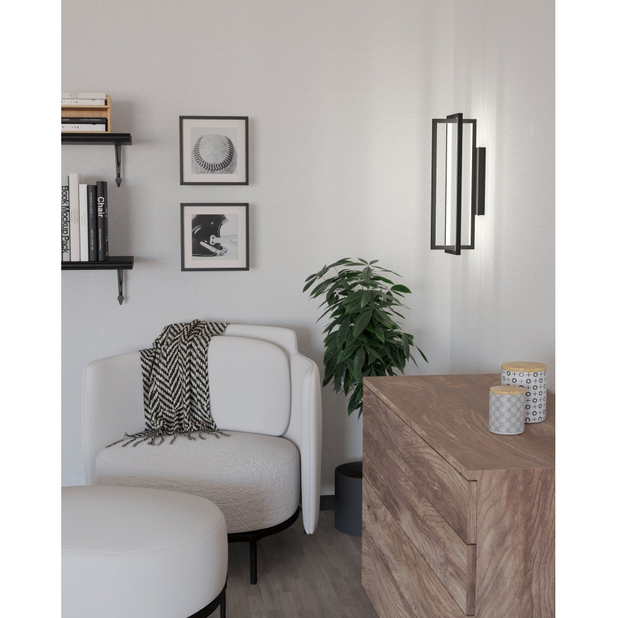 Eglo - LED dimbar vägglampa LED/15,5W/230V + fjärrkontroll