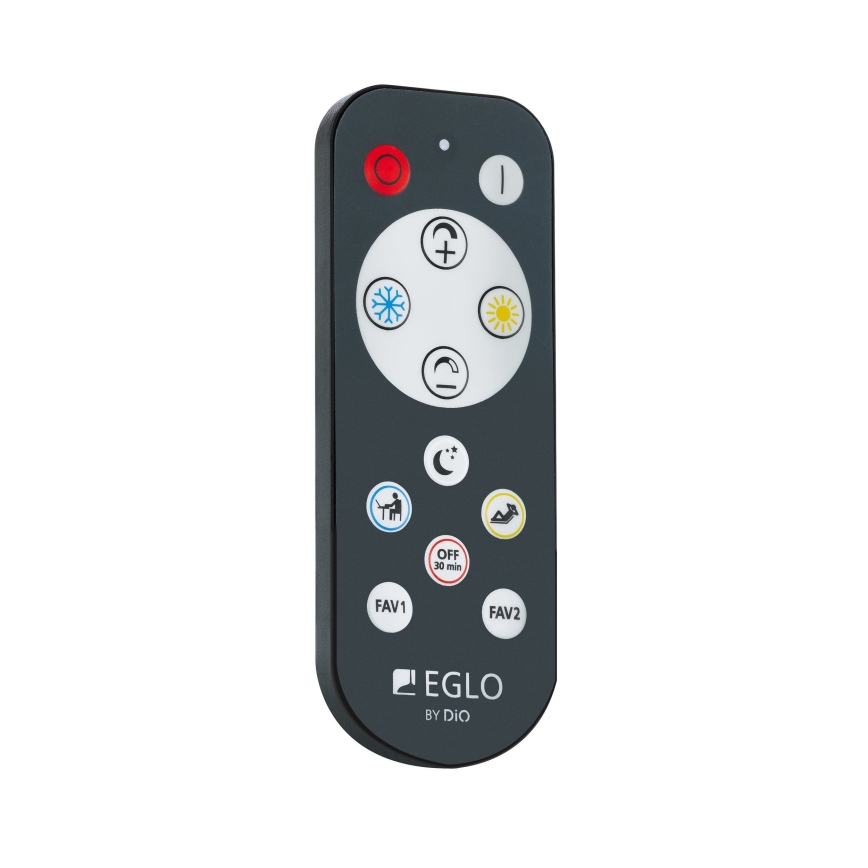 Eglo - LED Dimbar golvlampa LED/34W/230V 3000-6500K + fjärrkontroll