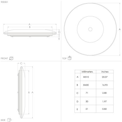 Eglo - LED Taklampa LED/30,8W/230V
