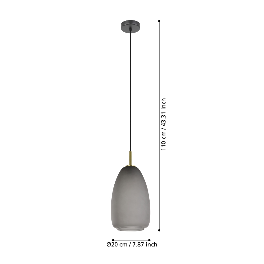 Eglo - Taklampa 1xE27/40W/230V