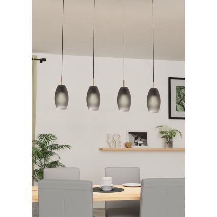 Eglo - Taklampa med 4xE27/40W/230V