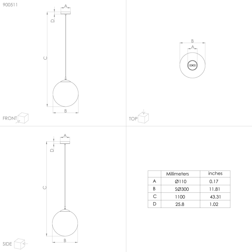 Eglo - Taklampa 1xE27/40W/230V