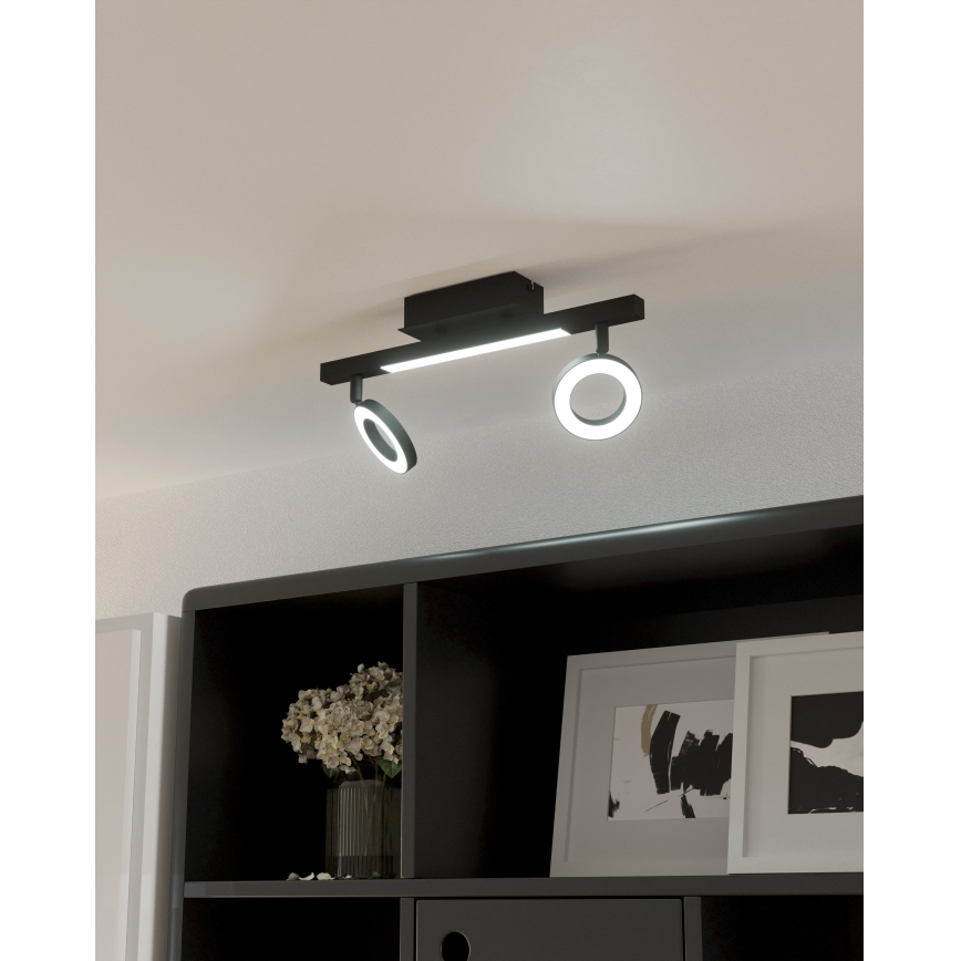 Eglo - LED Spotbelysning 2xLED/3,2W/230V + LED/3,3W