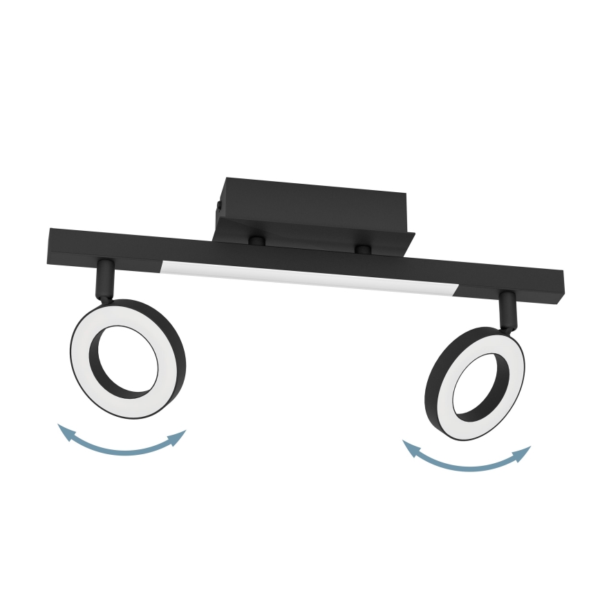 Eglo - LED Spotbelysning 2xLED/3,2W/230V + LED/3,3W