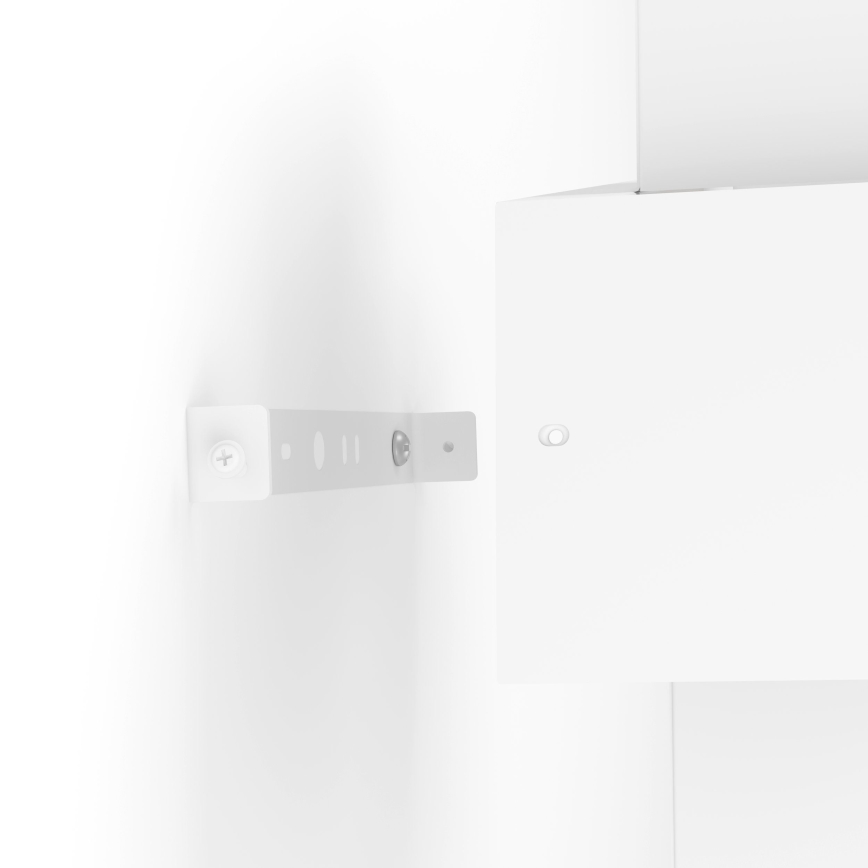 Eglo - Vägglampa 1xE27/40W/230V vit