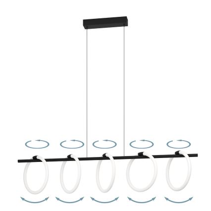 Eglo - LED Taklampa med 5xLED/7W/230V