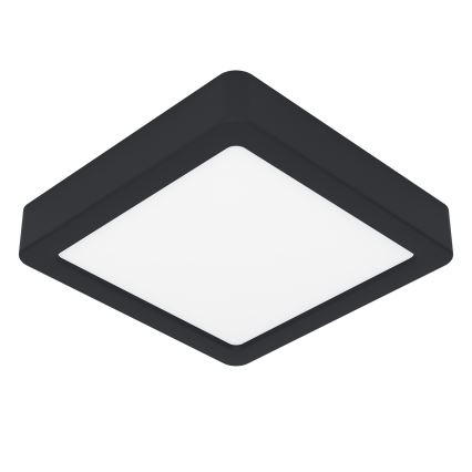 Eglo - Dimbar LED-taklampa 11W/230V svart 16x16 cm