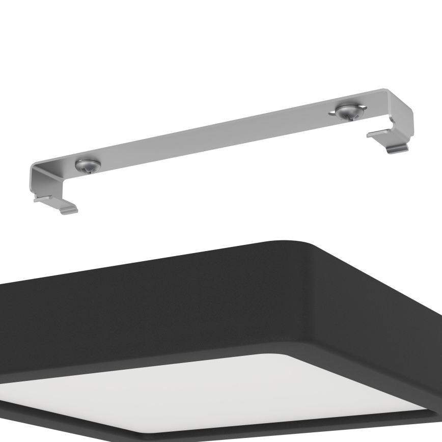 Eglo - Dimbar LED-taklampa 11W/230V svart 16x16 cm