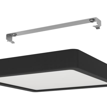 Eglo - Dimbar LED-taklampa LED/17W/230V svart 21x21 cm
