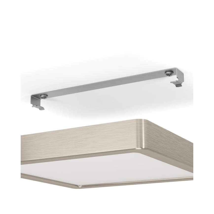 Eglo - Dimmbar LED-takarmatur LED/17W/230V matt krom 21x21 cm