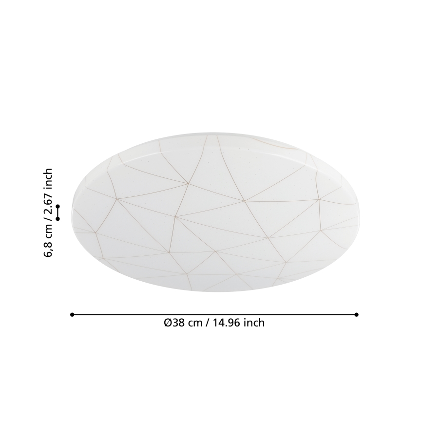 Eglo - LED Taklampa LED/19,5W/230V