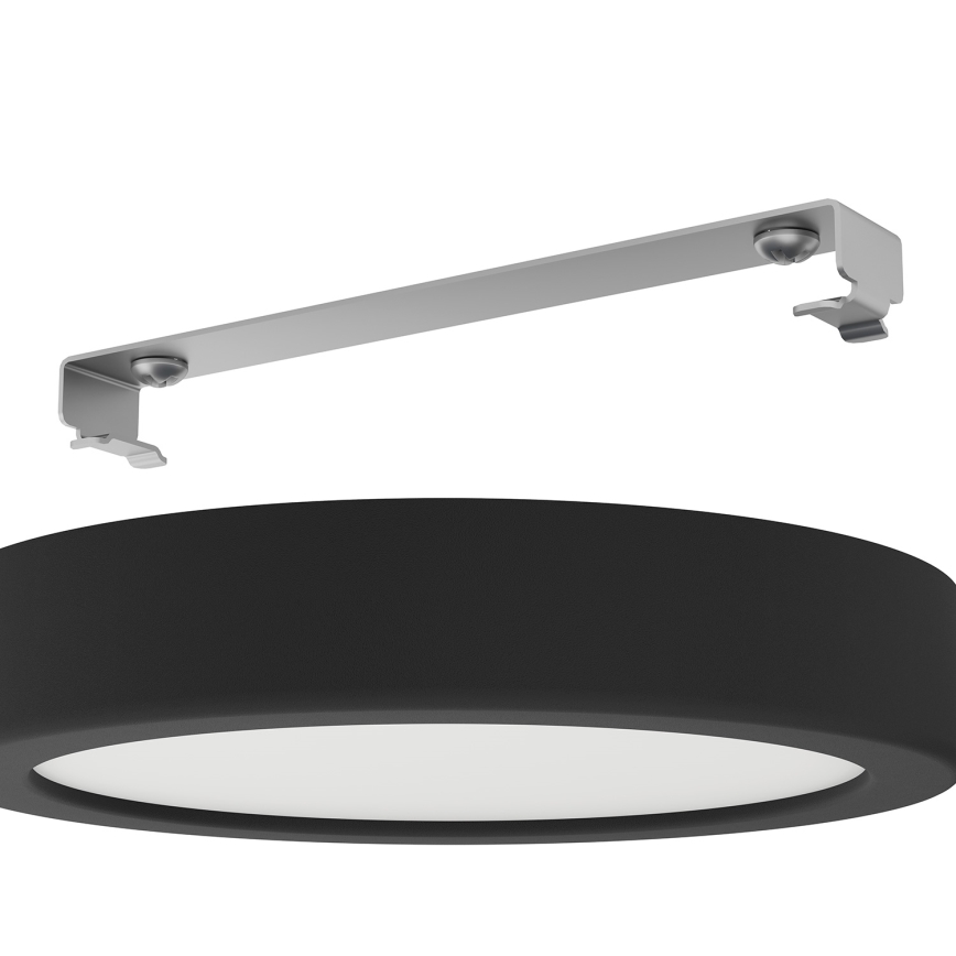 Eglo - LED-taklampa för badrum LED/11W/230V IP44 svart Ø 16 cm
