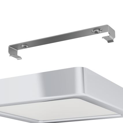 Eglo - LED badrumstaklampa LED/11W/230V IP44 blank krom 16x16 cm