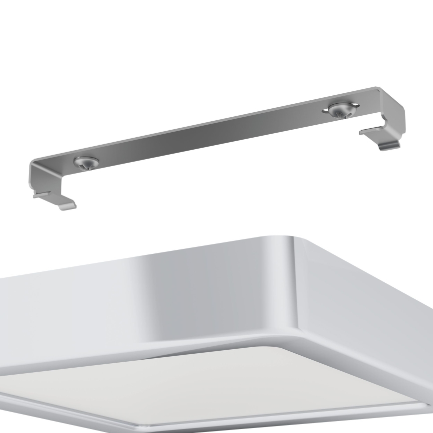 Eglo - LED badrumstaklampa LED/11W/230V IP44 blank krom 16x16 cm