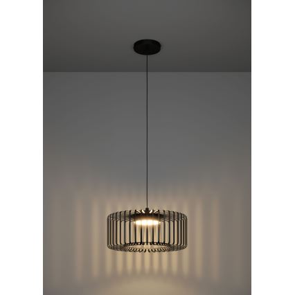 Eglo - LED RGBW Ljusreglerad ljuskrona på textilsladd LED/22W/230V 2700-6500K