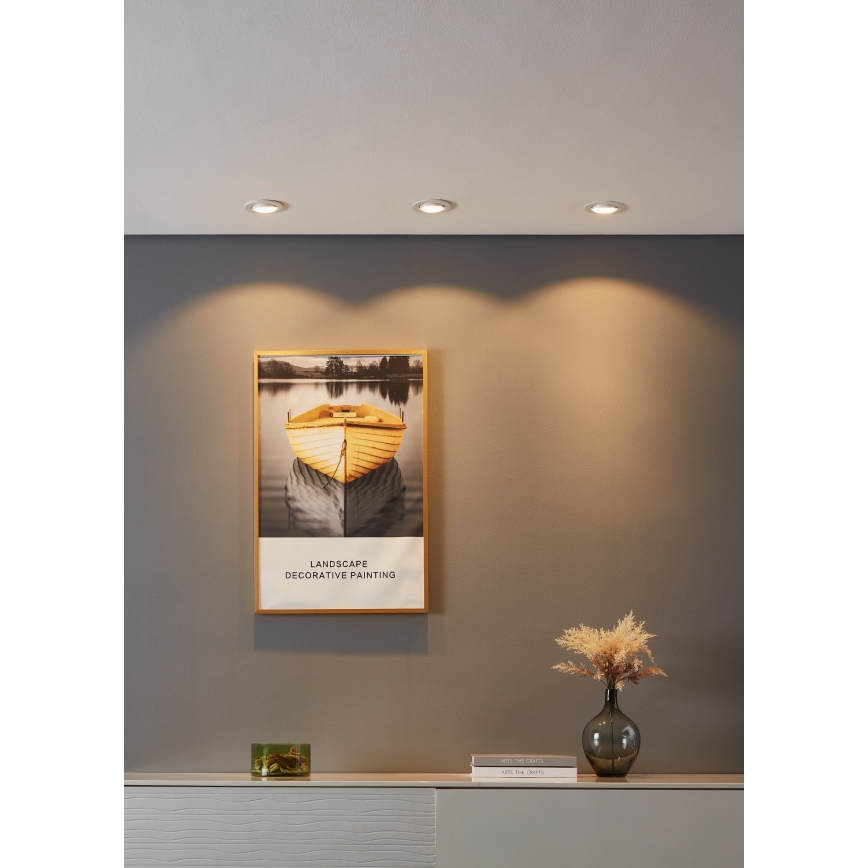 Eglo - KIT 3xLED Ljusreglerad belysning 3xLED/6W/230V vit