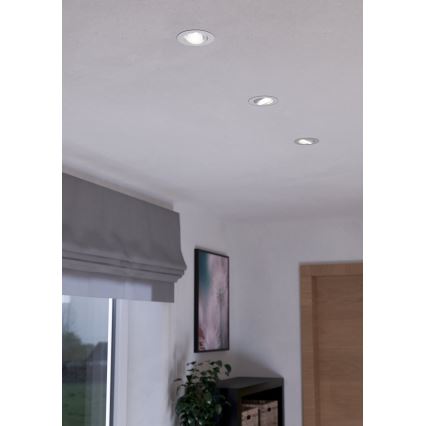 Eglo - KIT 3xLED Ljusreglerad belysning 3xLED/6W/230V vit