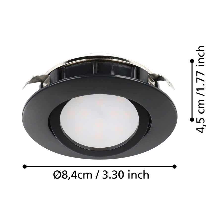 Eglo - LED dimbar infälld taklampa LED/5,5W/230V
