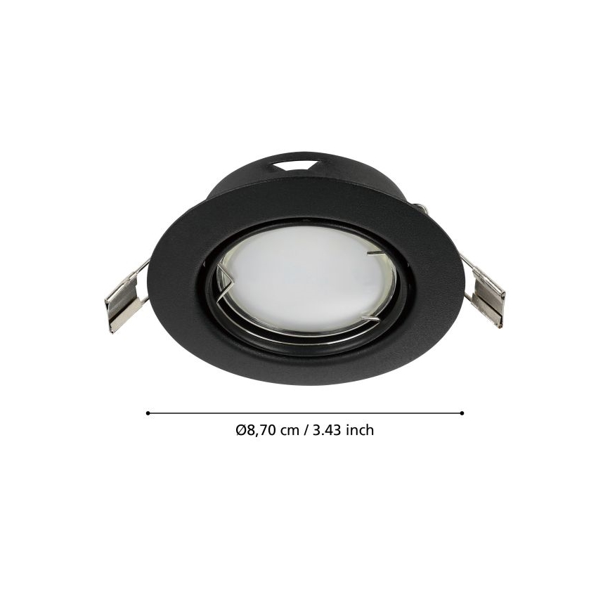Eglo - LED infälld taklampa 1xGU10/4,6W/230V