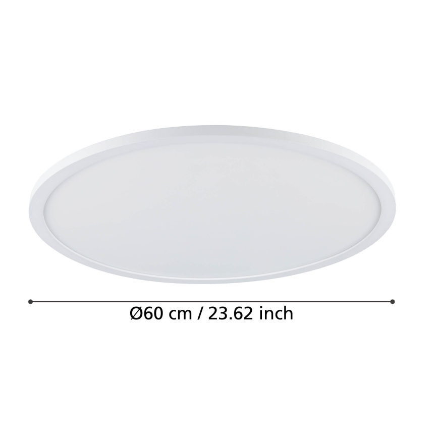 Eglo - LED dimbar taklampa LED/41W/230V Ø 60 cm vit
