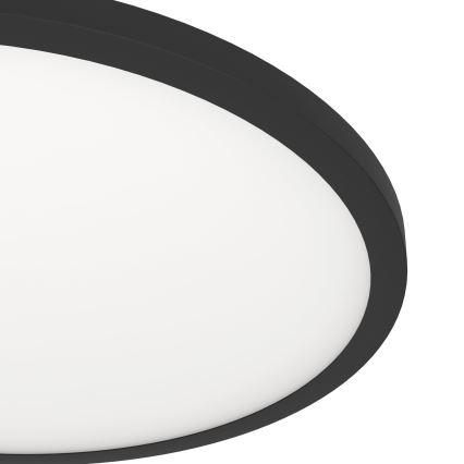 Eglo - LED Dimbar taklampa LED/33,5W/230V diameter 45 cm svart