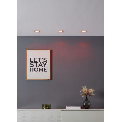 Eglo - LED RGBW Ljusreglerad upphängd taklampa LED/4,7W/230V vit