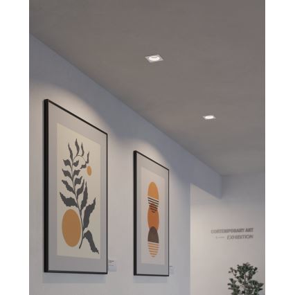 Eglo - LED RGBW Ljusreglerad upphängd taklampa LED/4,7W/230V vit