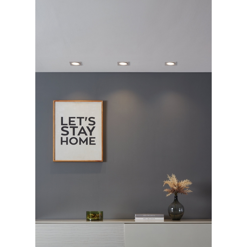 Eglo - LED RGBW Ljusreglerad upphängd taklampa LED/4,7W/230V vit