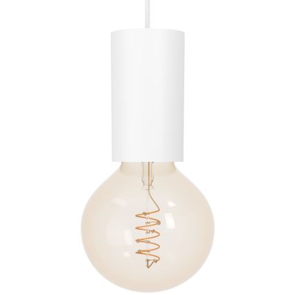 Eglo - Ljuskrona med textilsladd 1xE27/40W/230V vit