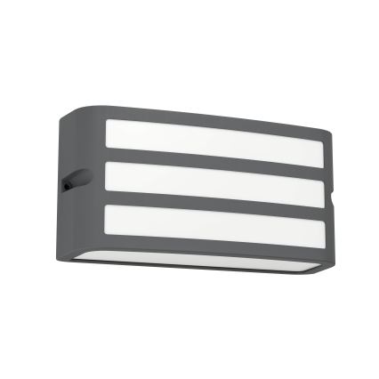 Eglo - Vägglampa för utomhusbruk 1xE27/40W/230V antracit IP54