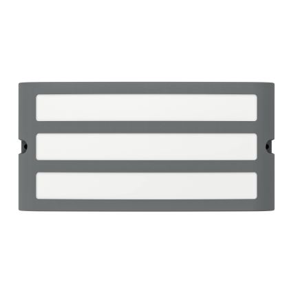 Eglo - Vägglampa för utomhusbruk 1xE27/40W/230V antracit IP54