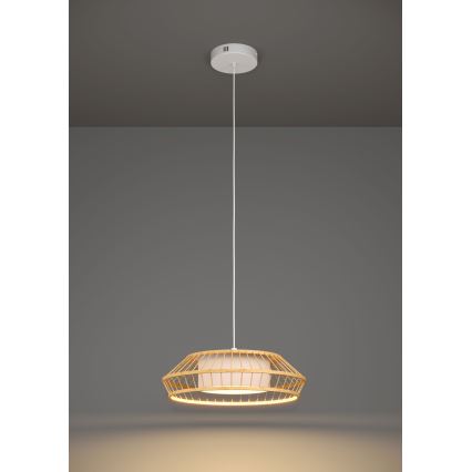 Eglo - LED RGBW Ljusreglerad ljuskrona på textilsladd LED/22W/230V 2700-6500K