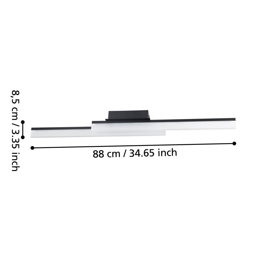 Eglo - LED taklampa för badrum 2xLED/11W/230V IP44