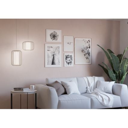 Eglo - Ljuskrona med textilsladd 1xE27/40W/230V diameter 24 cm