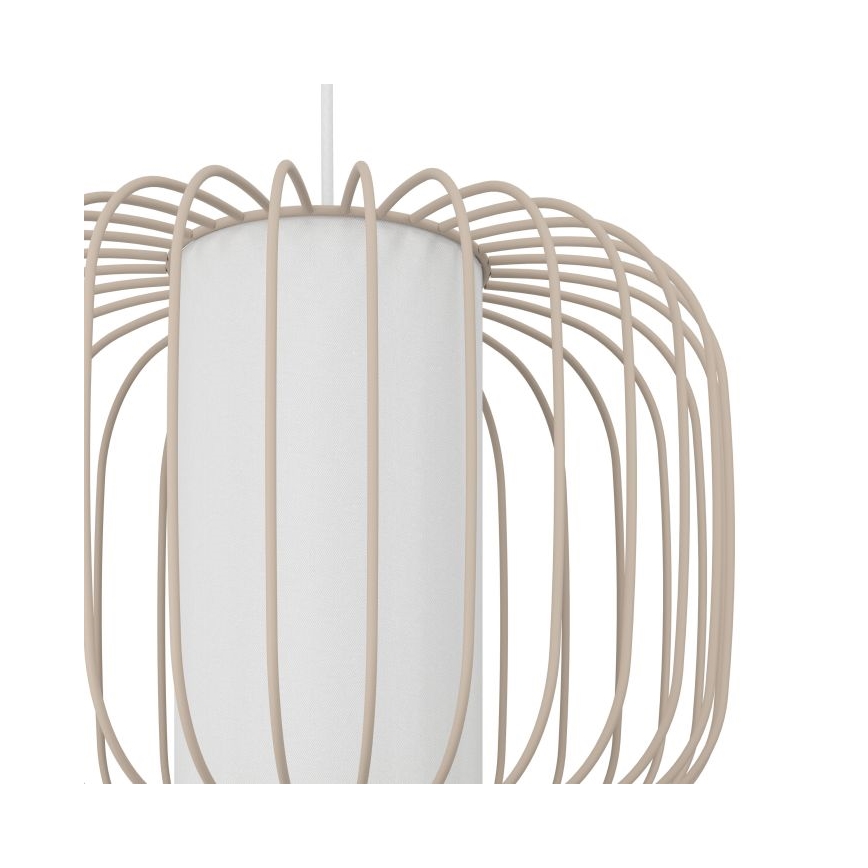 Eglo - Ljuskrona med textilsladd 1xE27/40W/230V diameter 28,5 cm