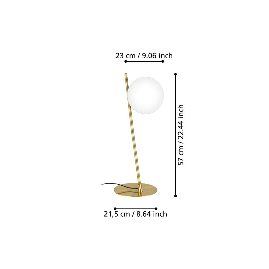 Eglo - Bordslampa 1xE27/40W/230V