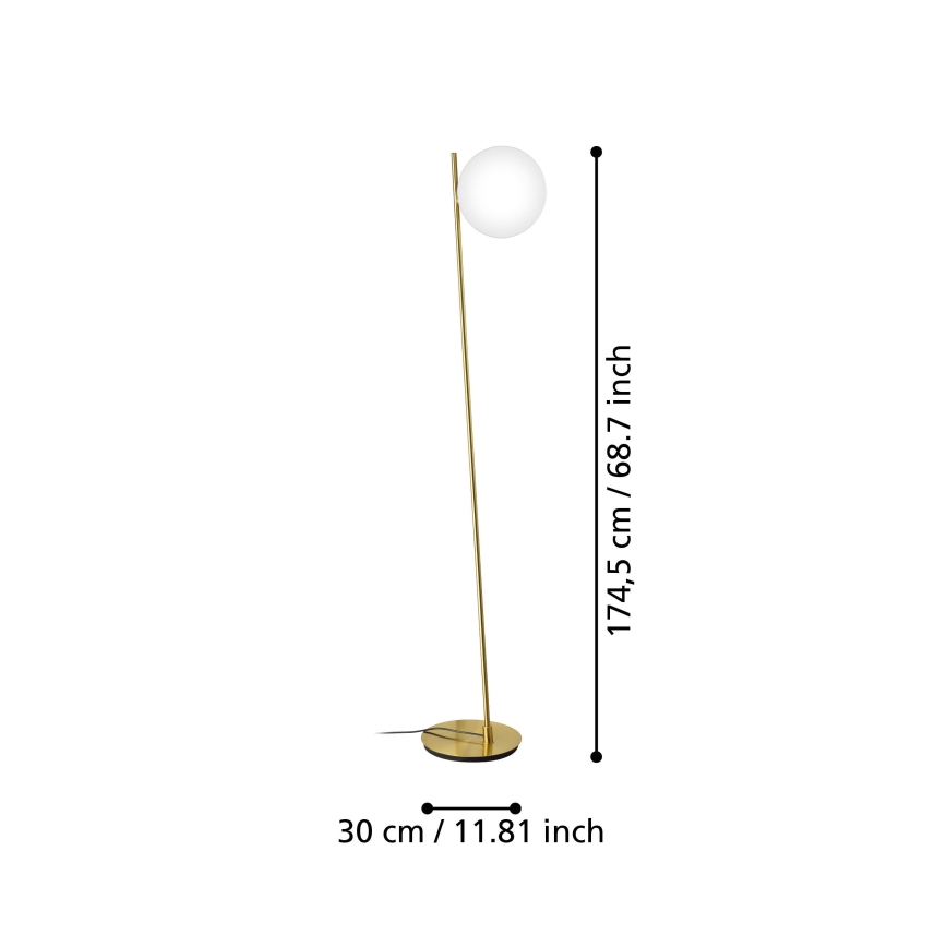Eglo - Golv lampa 1xE27/40W/230V