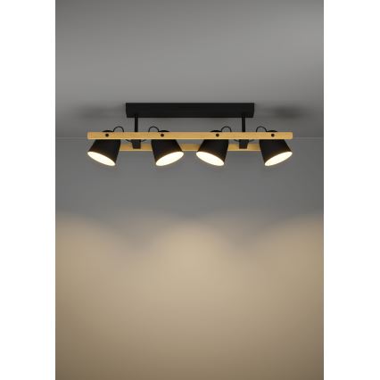 Eglo - LED RGBW Ljusreglerad ytmonterad ljuskrona 4xLED/3,7W/230V 2700-6500K