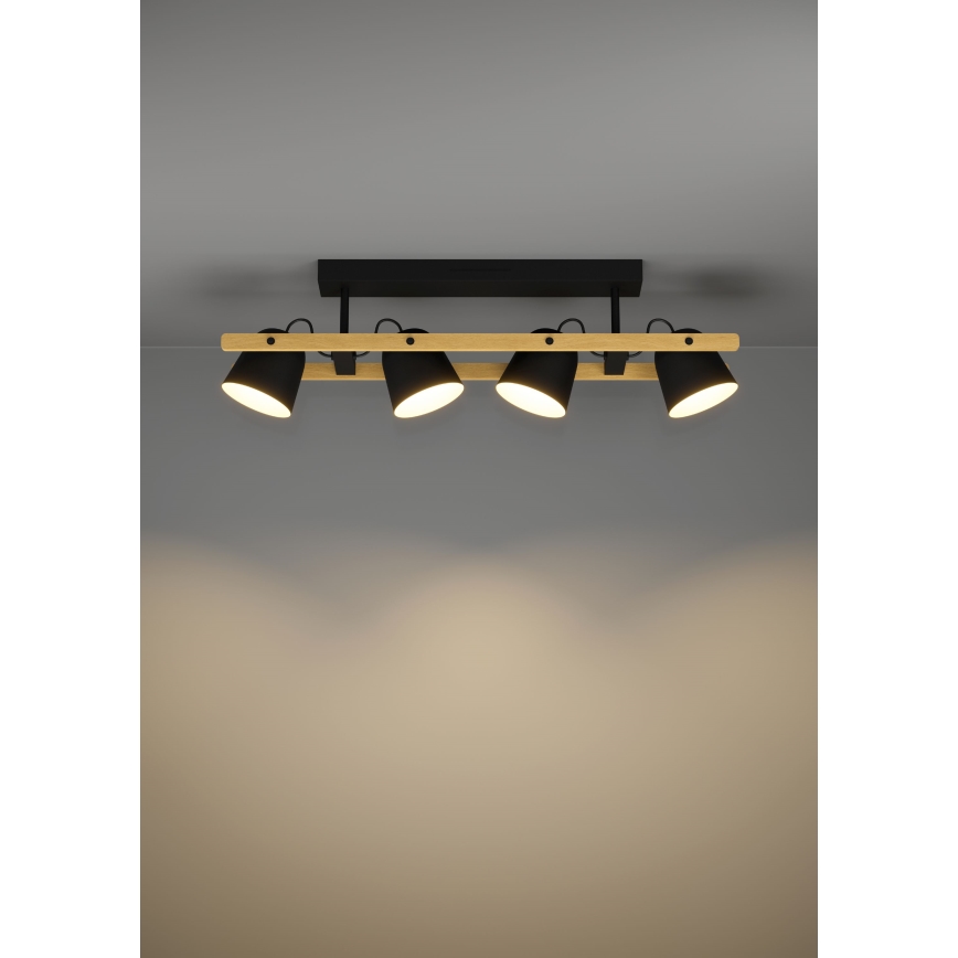 Eglo - LED RGBW Ljusreglerad ytmonterad ljuskrona 4xLED/3,7W/230V 2700-6500K