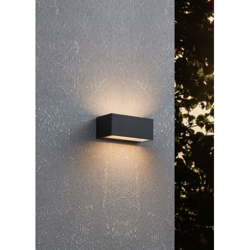Eglo - LED vägglampa för utomhusbruk 2xLED/5W/230V IP65