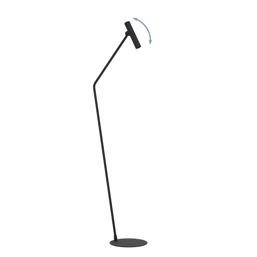 Eglo - LED golvlampa LED/5W/230V 3000K svart