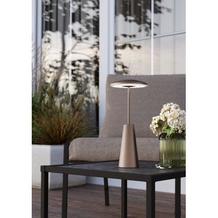 Eglo - LED Ljusreglerad beröring utomhus lampa LED/2,8W/5V 2400K/3000K/4000K 5200 mAh IP54 beige